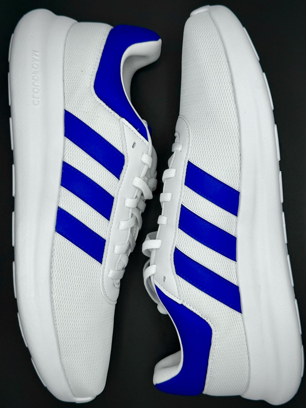 adidas Lite Racer 4.0 Cloud White and Lucid Blue Men's Casual Sneakers